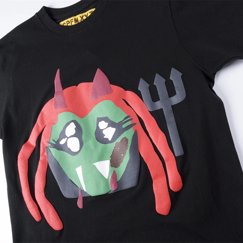 Футболка CPFM XYZ Playboi RED Carti WLR KING VAMP с коротким рукавом |