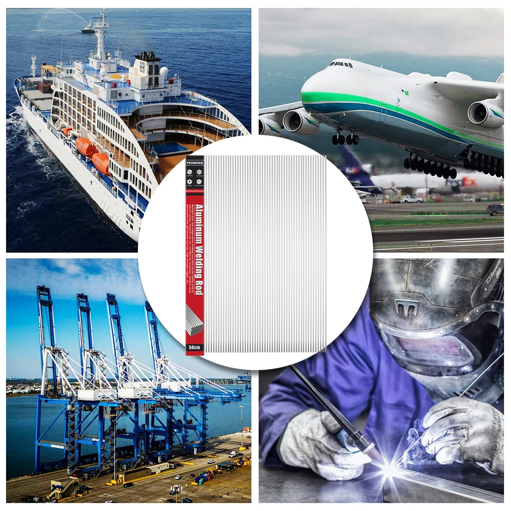 

Aluminum Brazing/Welding Rods Low Temperature 420℃ Flux Cored Welding Electrodes Universal for Welding Alloy/Stainless/Copper