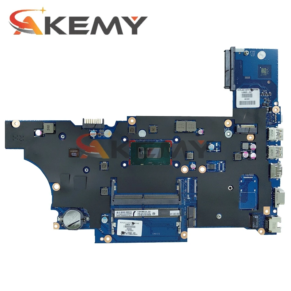 Материнская плата Akemy для ноутбука HP Probook 450 G5 DA0X8CMB6E0 системная X8C 100%
