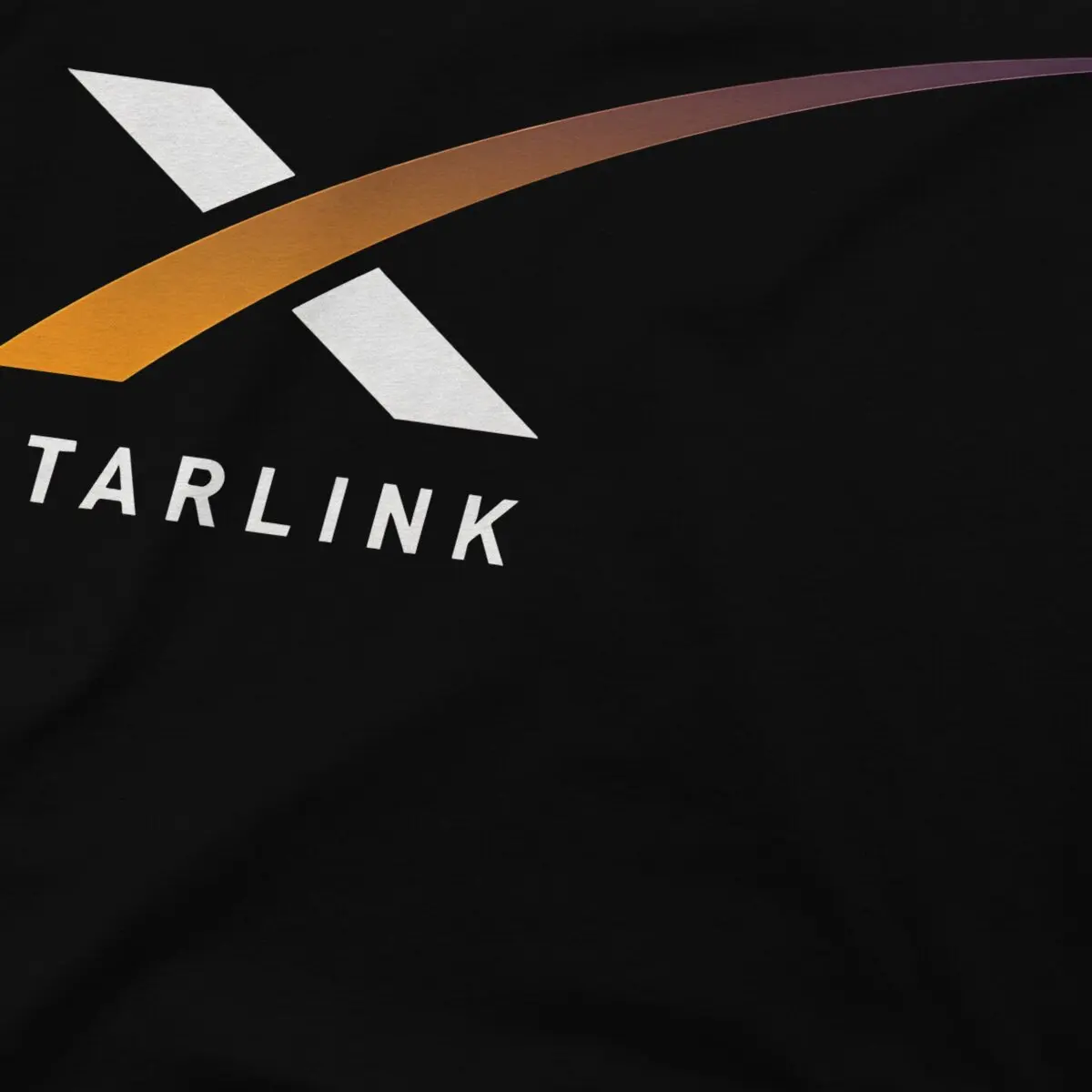 Мужская футболка из полиэстера Space X Starlink