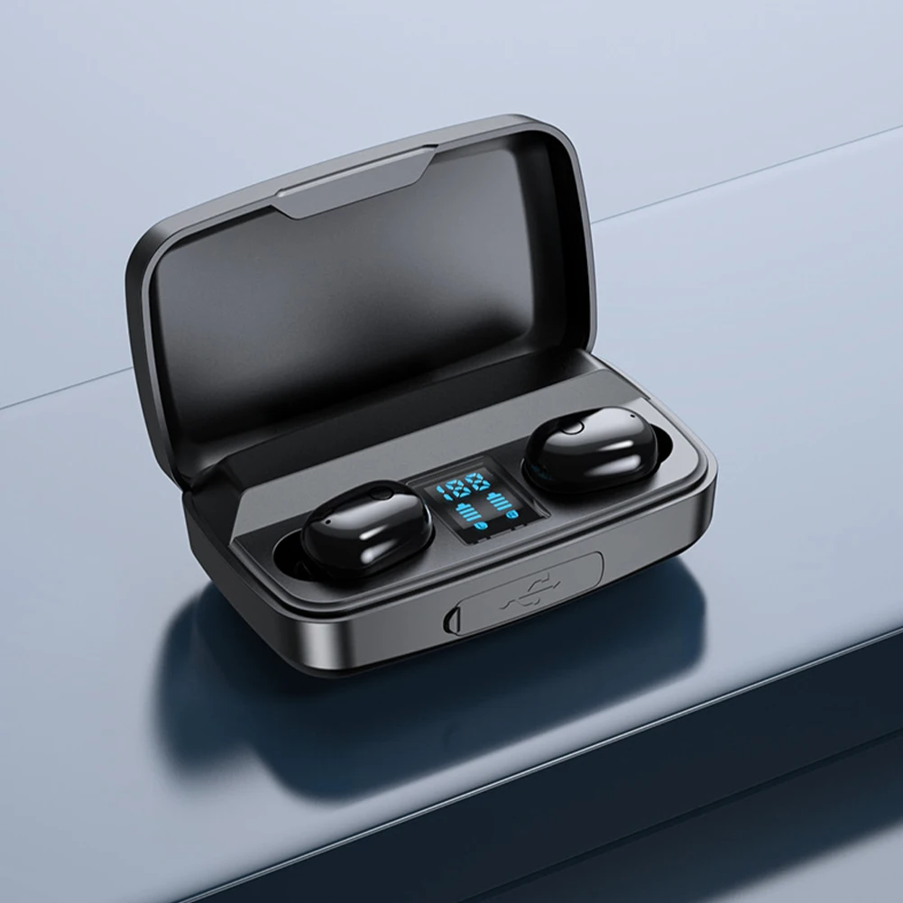 

Bluetooth-наушники с сенсорным управлением и зарядным чехлом, 5,0 дюйма