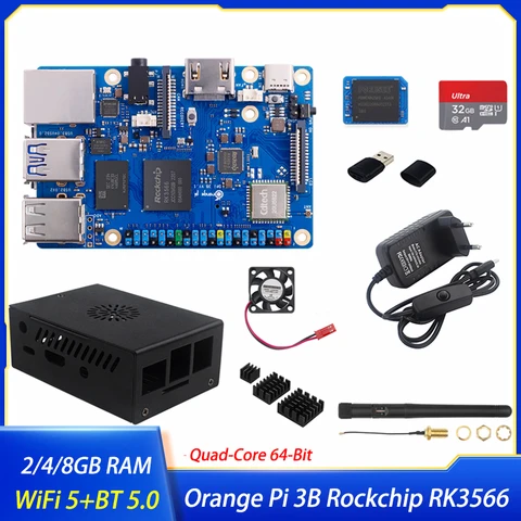 Orange Pi 3B Rockchip RK3566 Комплект