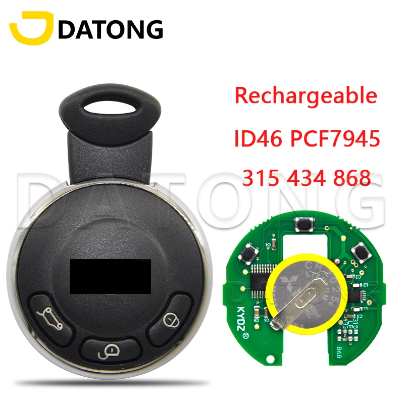 Автомобильный пульт дистанционного управления Datong ключ для BMW Mini Cooper 315 434 868