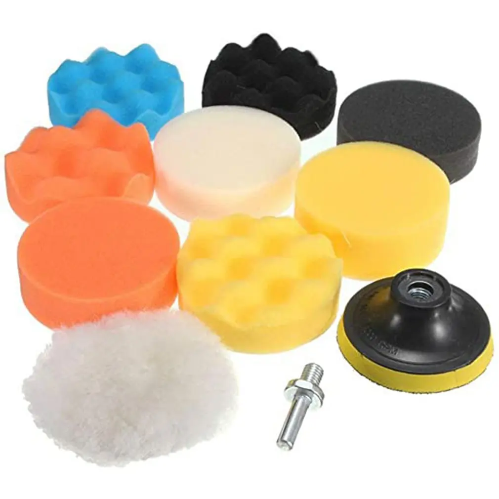 

Car Polishing Waxing Sponge Wheel Wool Pad Polishing Sucker Wool Ball Washable And Reusable Polishing Kit