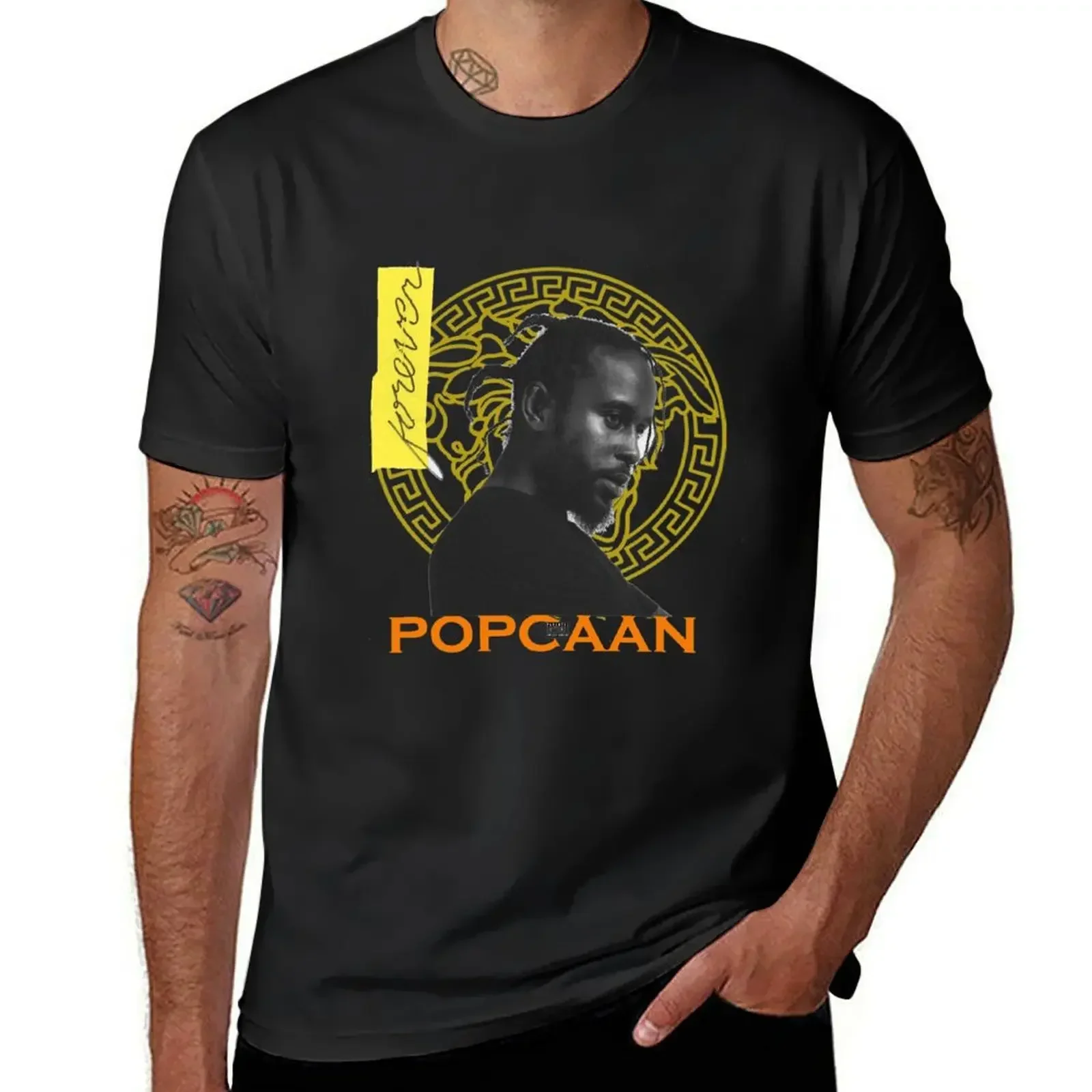 Блейзinglika POPCAAN FOREVER футболка на заказ аниме фигурки Забавные футболки для мужчин