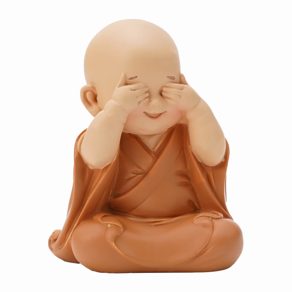 Маленькие статуи обеддийского монаха фигурка скульптура ручная работа