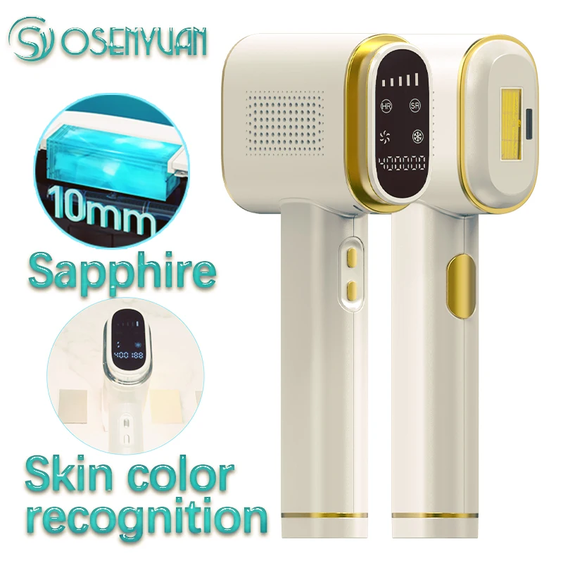 

Dropship Osenyuan T023C IPL Hair Removal Equipment Professional Laser Epilator Machine Permanent Sapphire Painless Epilator