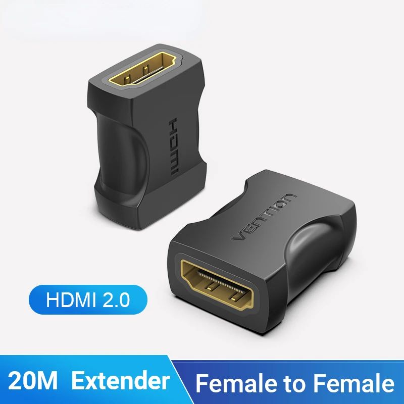 

HDMI Extender 4K HDMI 2.0 Female to Female Connector Cable Extension Adapter Coupler for PS4/3 TV Switch HDMI Extender