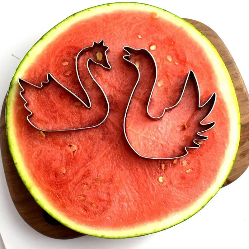 Формочки для печенья детей 2 формы формочек в форме лебедя 3D инструменты выпечки