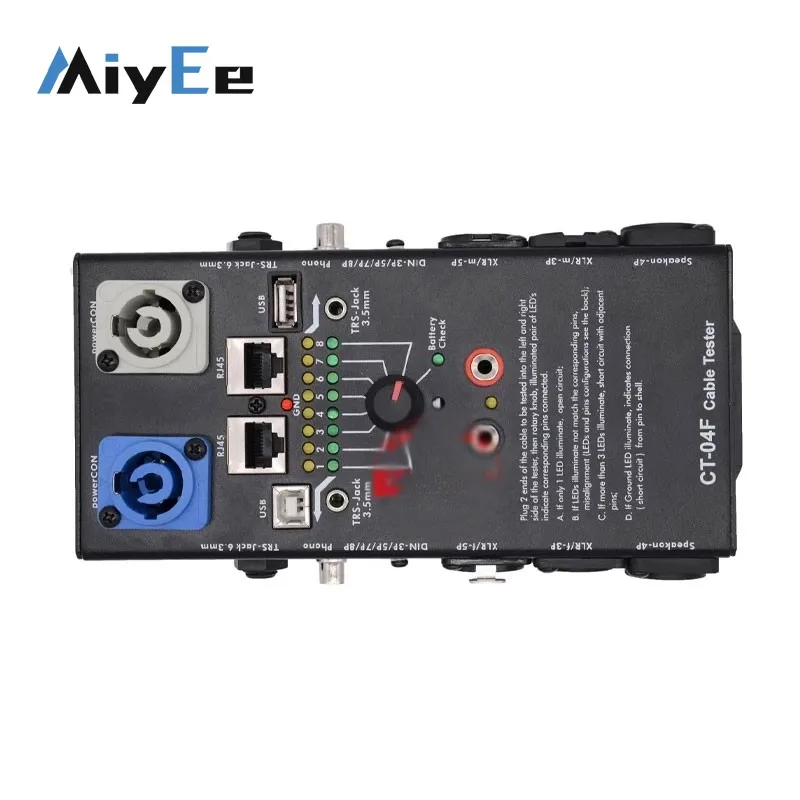 

ZOYI CT-04F Тестер аудиокабелей