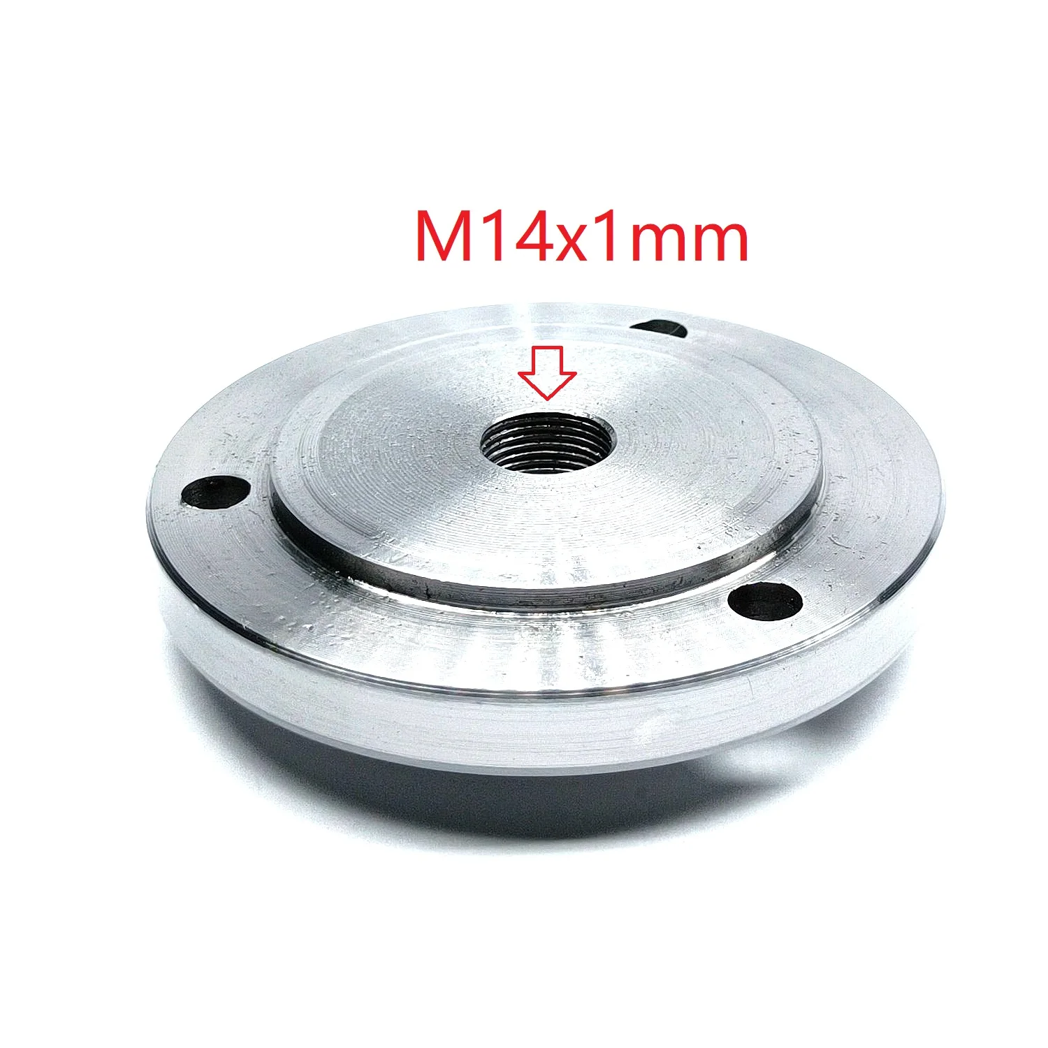 M14x1mm M14 Spindle Thread Chuck Insert Flange Back Plate Base Adapter K11-80 K12-80 K11-100 K12-100