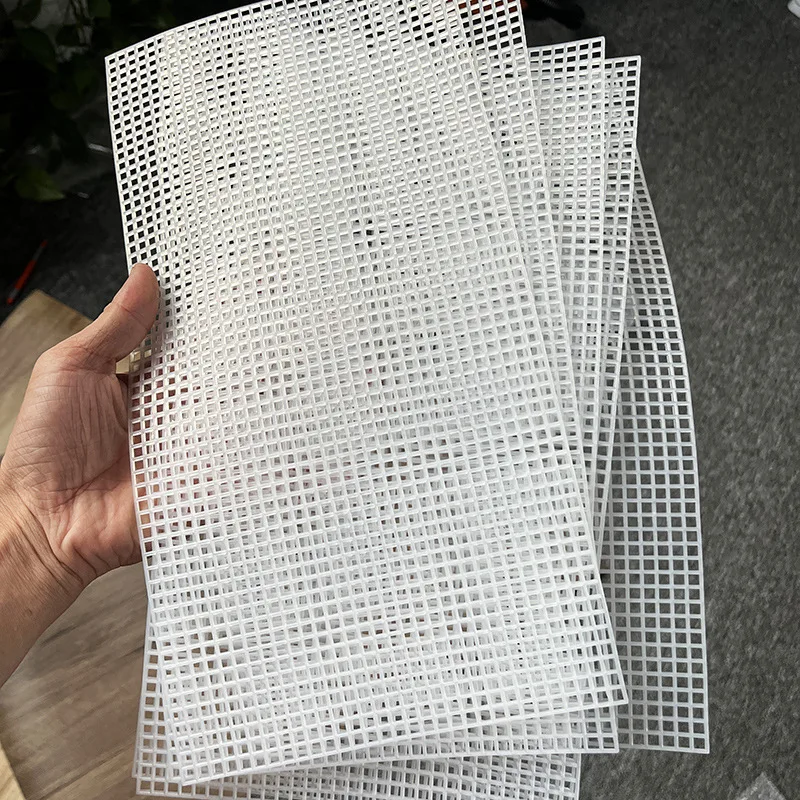 Пластиковый сетчатый тканевый мешок крючок для резьбы ковра товары рукоделия