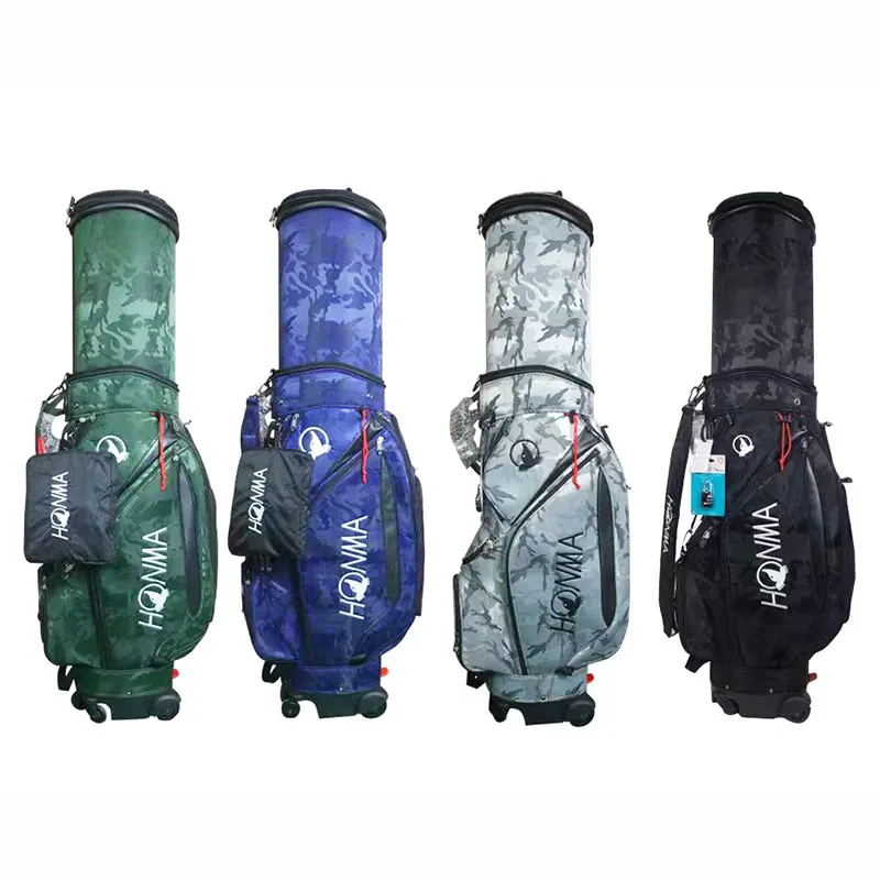 

Professional Honma Golf Stand Bags 4 Colour Standard Waterproof PU Travel Sport Package Large Capacitytraining Accessory