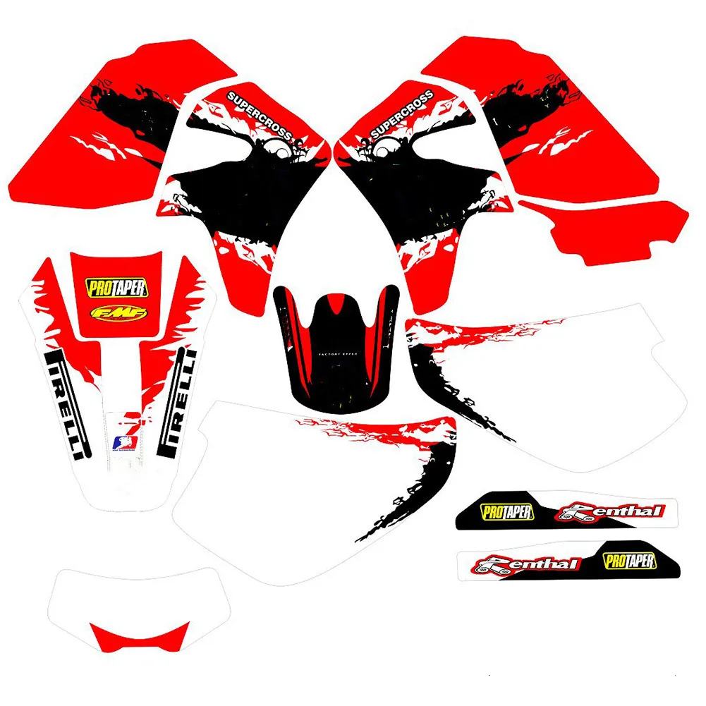 Мотокросс XR 650R 3M Графика наклейки комплекты наклеек для Honda XR650R XR650 2000 2001 2002 2003 2004