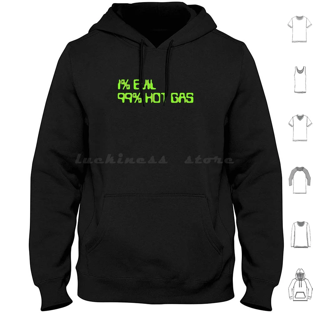 

1% Evil 99% Hot Gas Hoodies Long Sleeve Evil Plankton Plankton Evil Meme