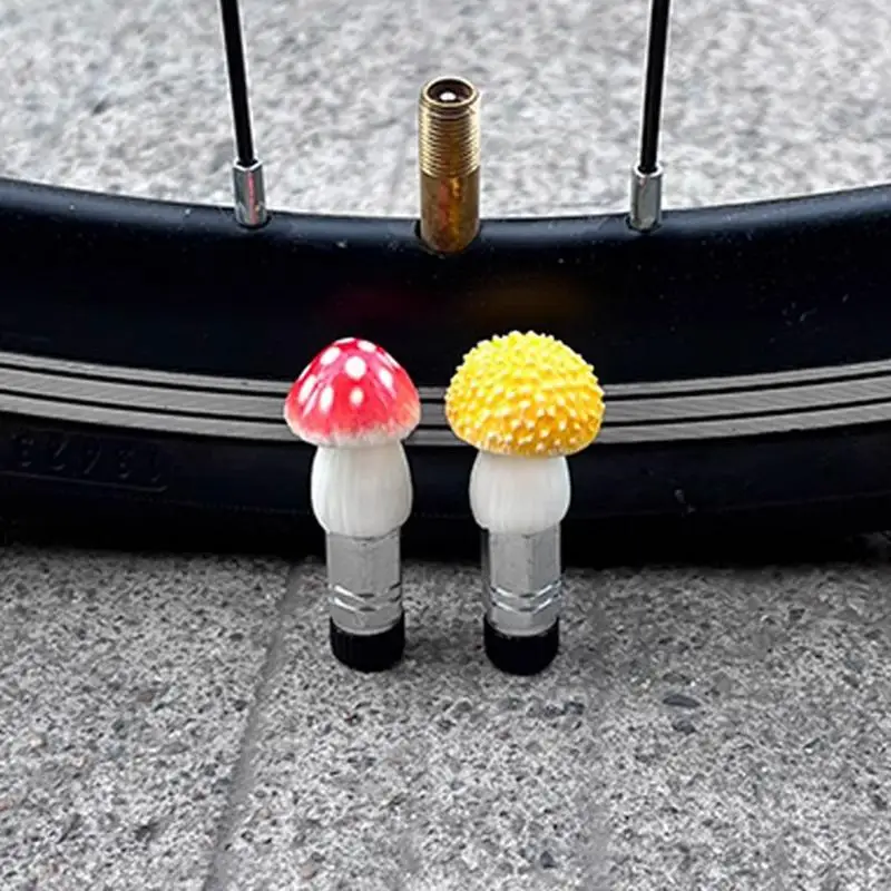 Nakładki na trzpień zaworu opony Szczelna nakładka zawór grzybkowy 4szt Zabawne osłony trzpienia z francuskim adapterem Dekoracja opon do