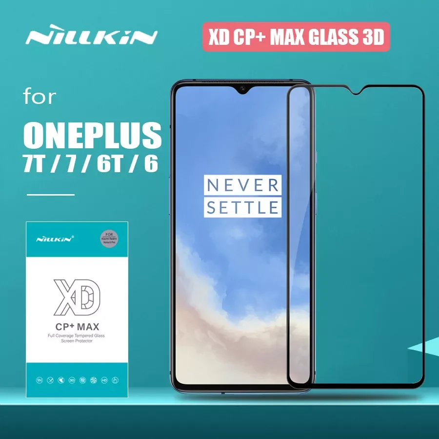 

for Oneplus 7T 7 6T 6 Glass Nillkin H/H+PRO/XD CP+ Full Cover Tempered Glass Screen Protector for Oneplus 7T 7 6T 6 Glass Film