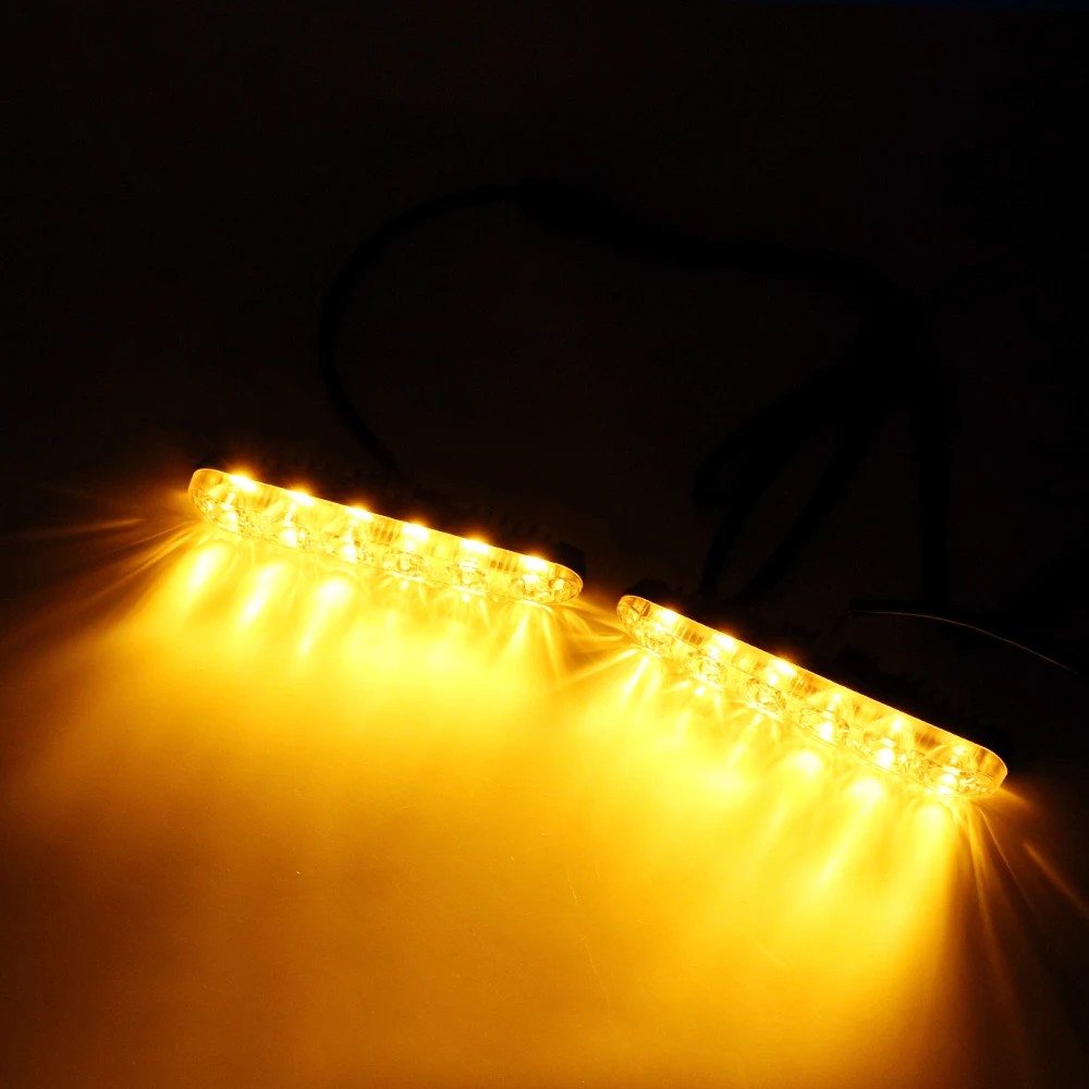 1 Пара Универсальных Водонепроницаемых Дневных Ходовых Огней Drl Светодиодные