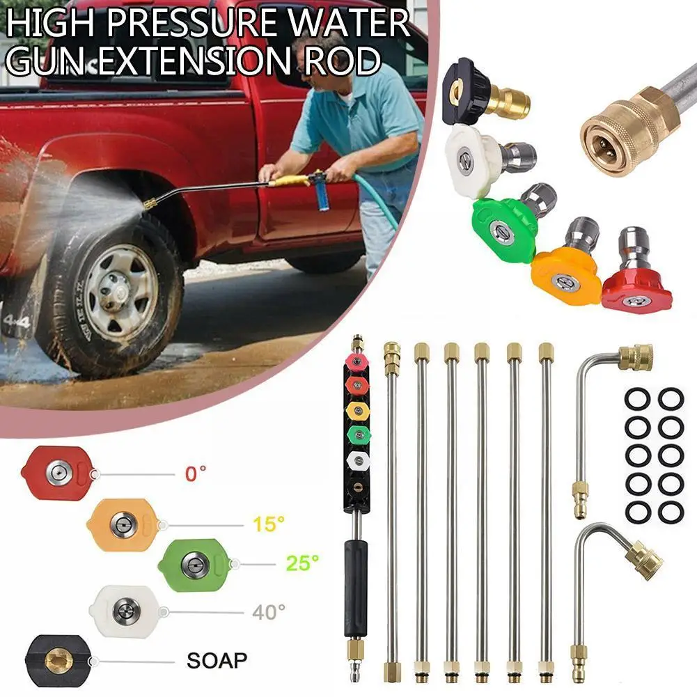 

Gutter Cleaning Tool Pressure Washer - Extension Wands,roof Connect Anti-leaked 1/4 Nozzle Cleaner Replacement Quick M3t5