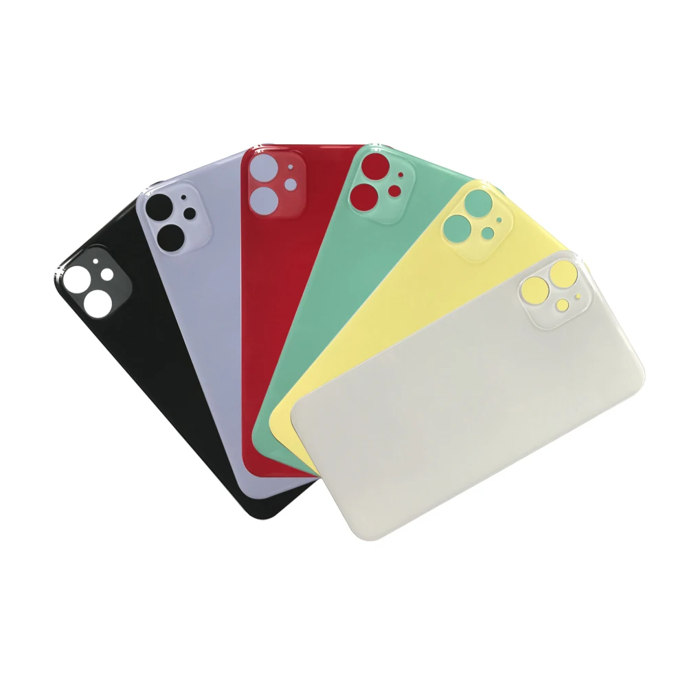 5 шт. (без логотипа) (большое отверстие) Задняя крышка стеклянный корпус корпуса