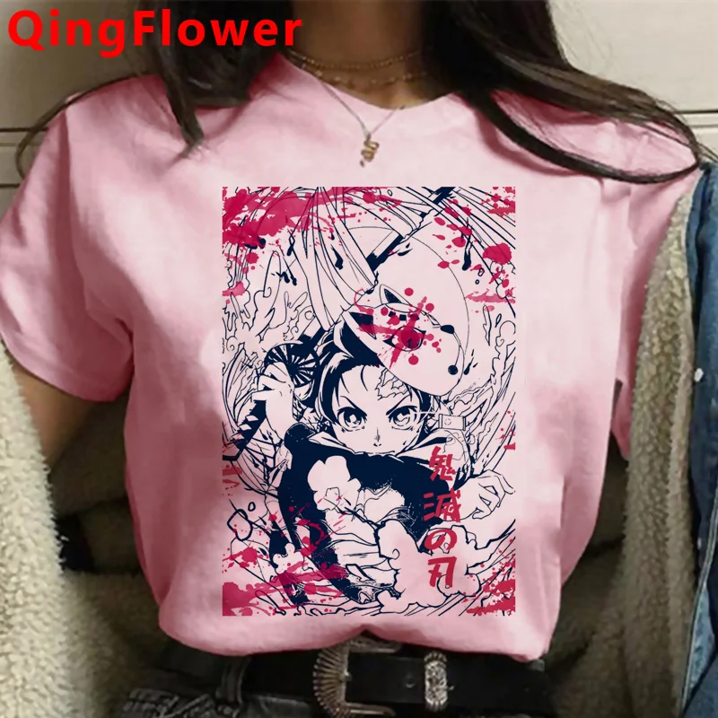 

Футболка мужская Tanjiro Kamado из аниме «рассекающий демонов», милая рубашка в стиле Харадзюку, одежда для пар