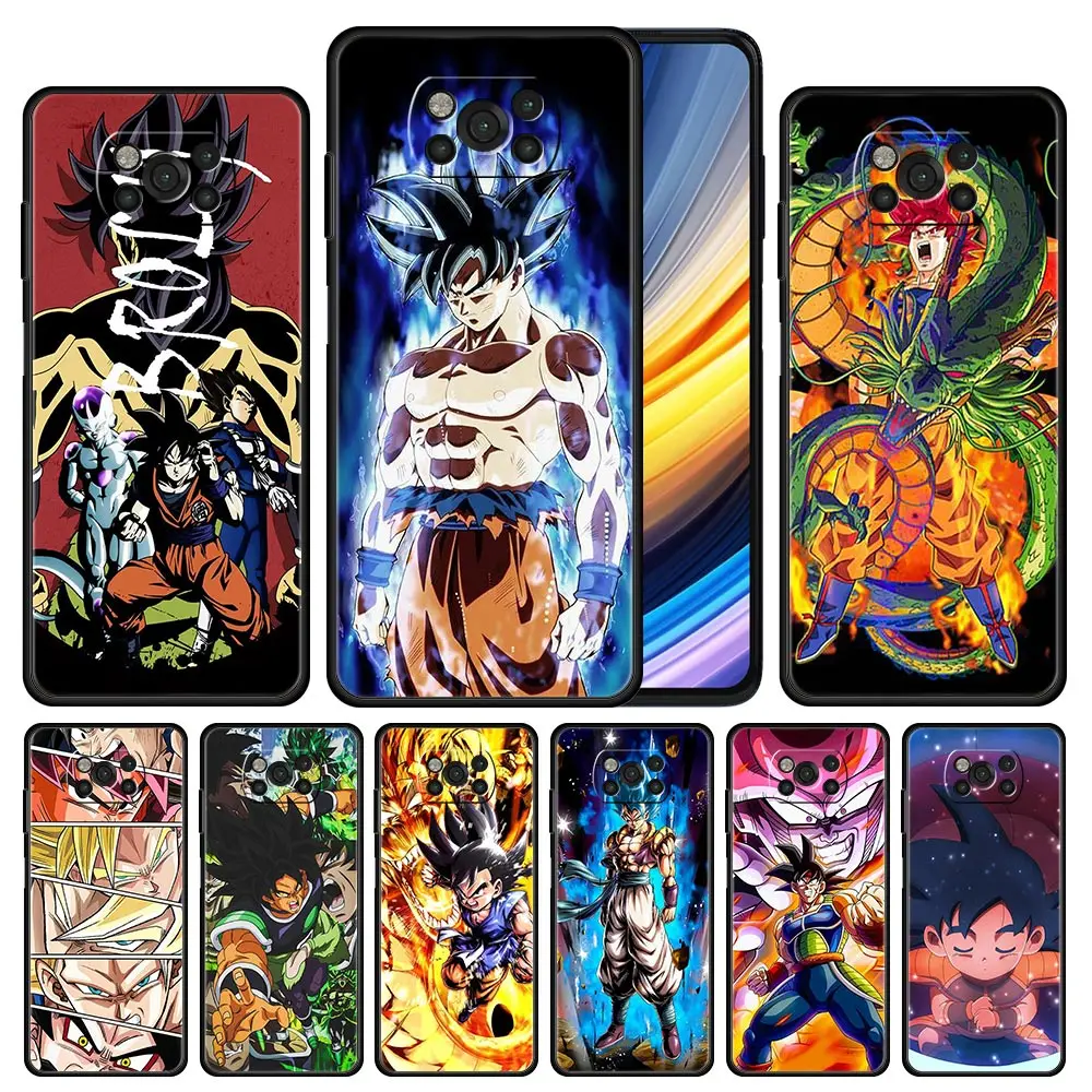 

Dragon Ball Dragonball Z Case for Xiaomi Poco X3 NFC M3 Mi 11 Ultra 5G 12 10T Pro 12X 9T Phonepoco F1 9 A2 Lite TPU Phone Cover