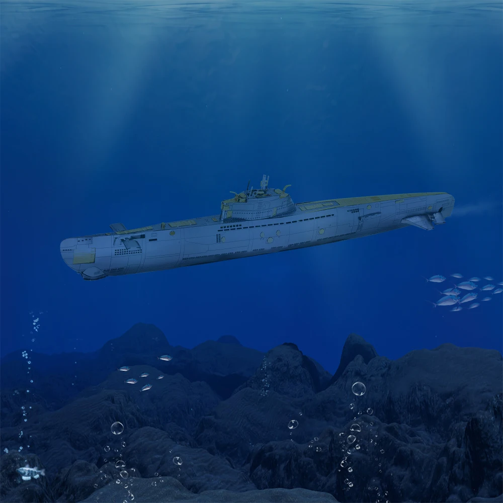 Металлическая модель подводной лодки Piececool 3D