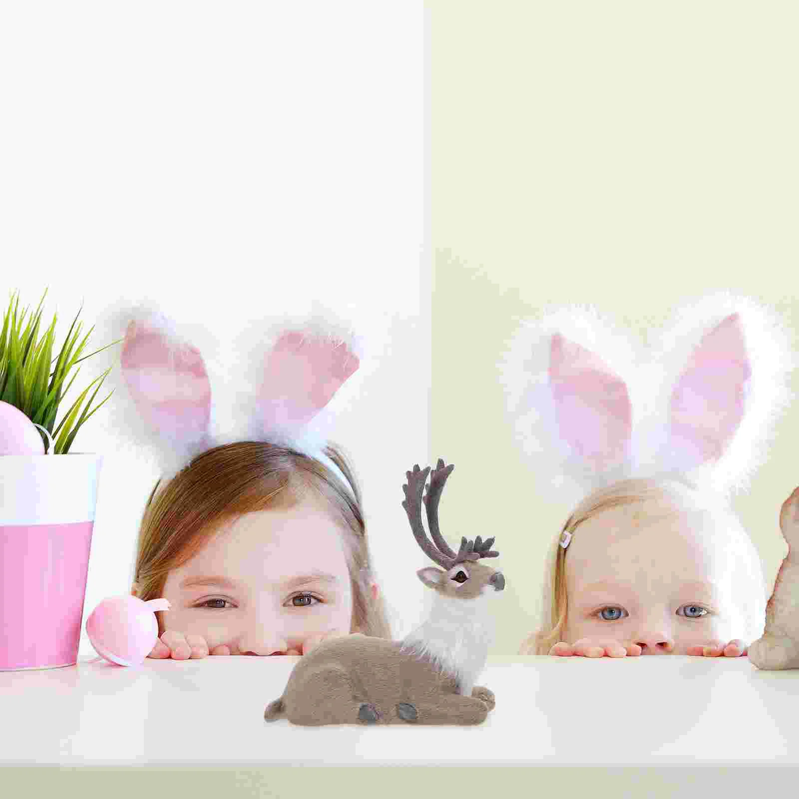 Рождественские украшения с оленями имитация лося елочные игрушек пластиковые