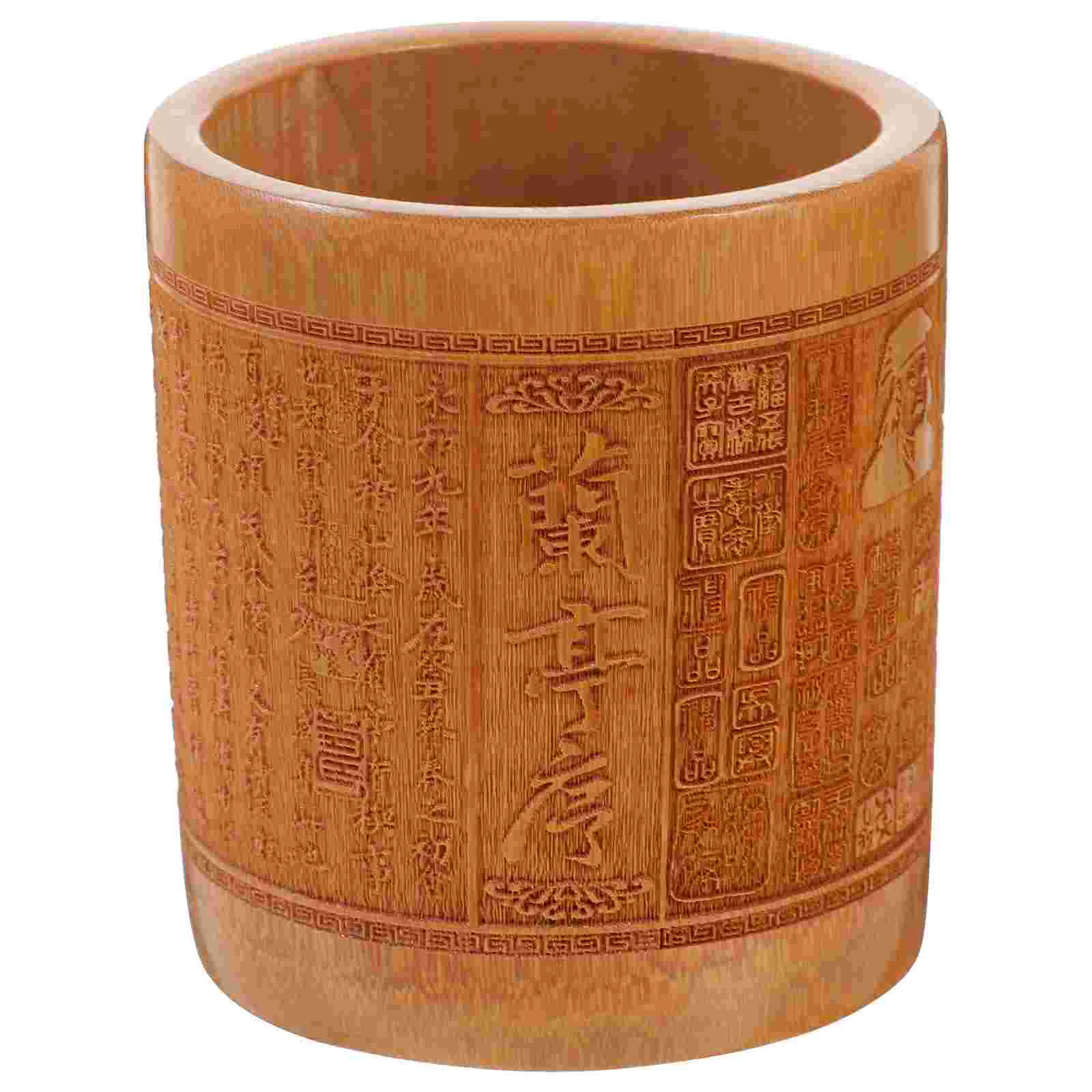 Настольный держатель для ручек домашний декор рабочего стола бамбуковый горшок