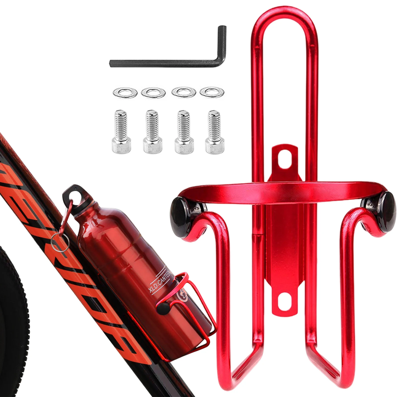 2 шт. держатель для бутылки с водой алюминиевый сплав велосипеда горного спорта