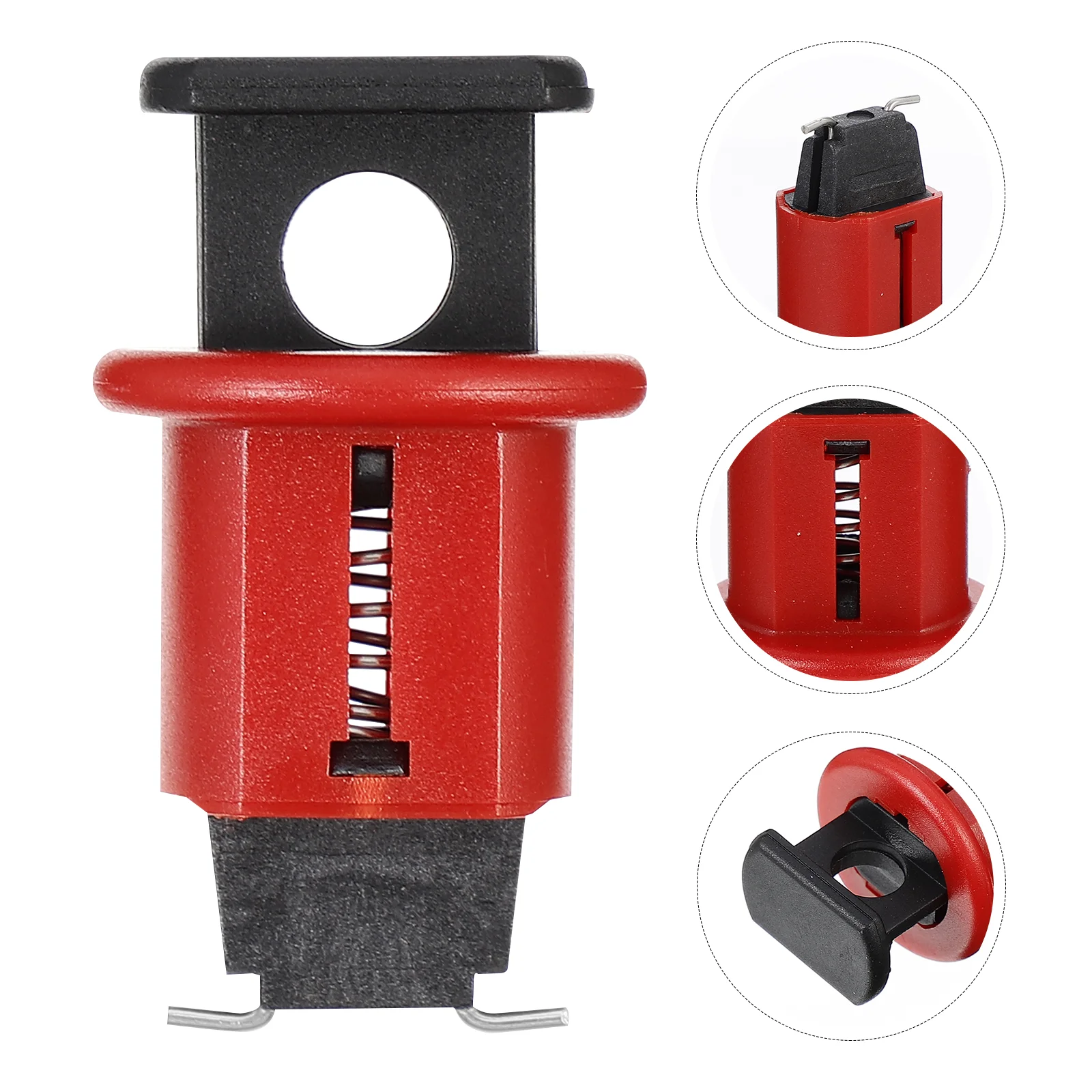 

Breaker Lock Lockout Buckle Circuit Safety Switch Locking Clamp Accessoryscrew Pinsingle Pole Tagout Electrical Main Device
