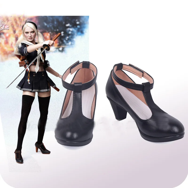 

Чёрная обувь для косплея, для Хэллоуина