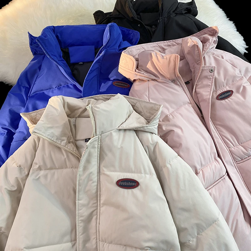 2022 Winter Oversize Jacket Women Thick Cotton Padded Coat Female Korean Fashion Hooded Loose Bubble Coats Women's Puffer Parkas