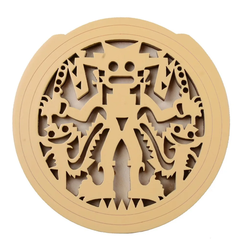 

​1pcs Guitar Sound Hole Cover Wood Soundhole Covers Sound Buffer Screeching Halt For 40/41in Acoustic Guitar Accessories Parts