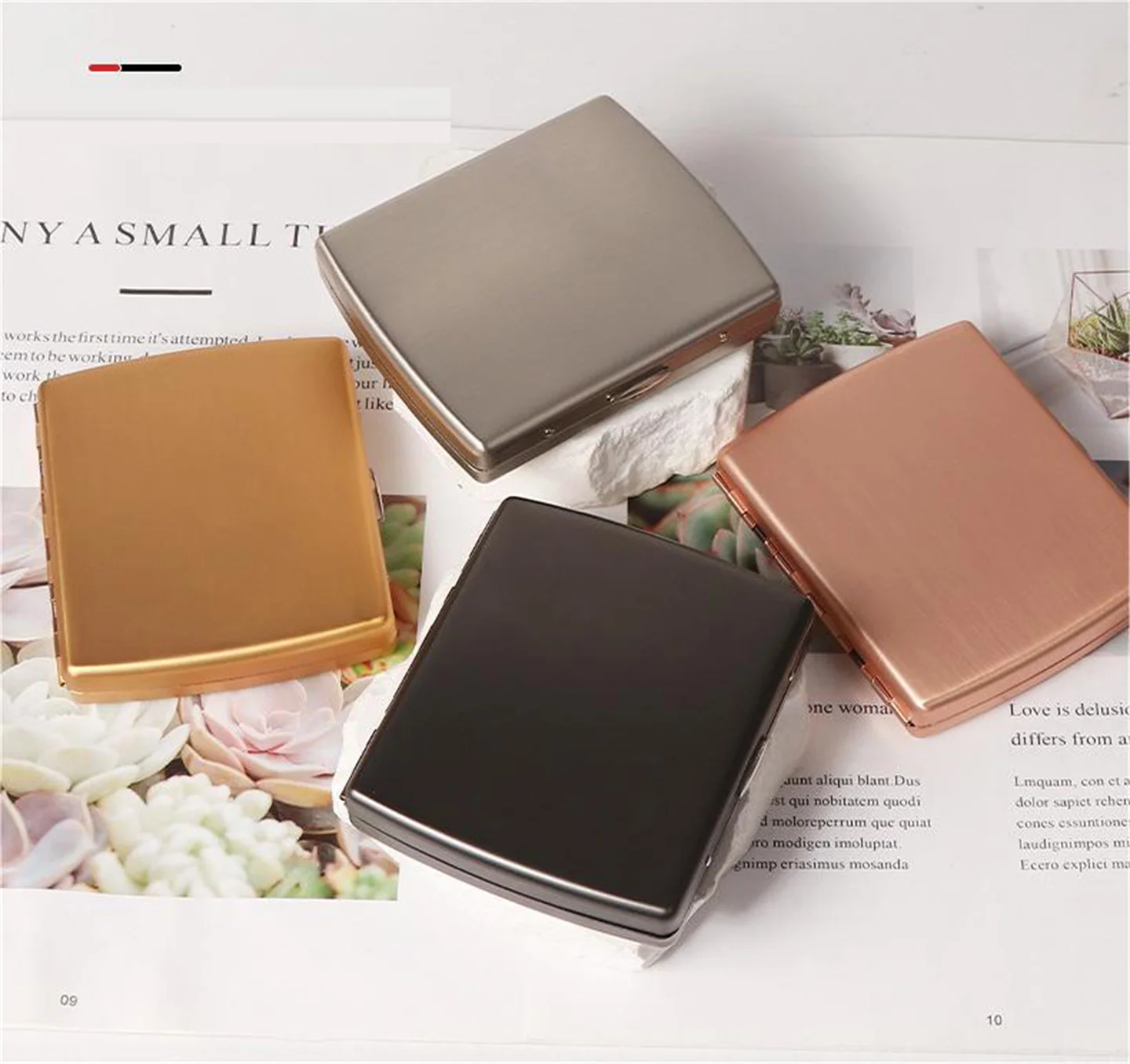 20 шт./упаковка ультратонкий водонепроницаемый контейнер для хранения сигарет