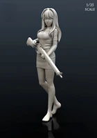 135 scale die cast resin figure model assembly kit diy kit drow maiden katarina unpainted free shipping