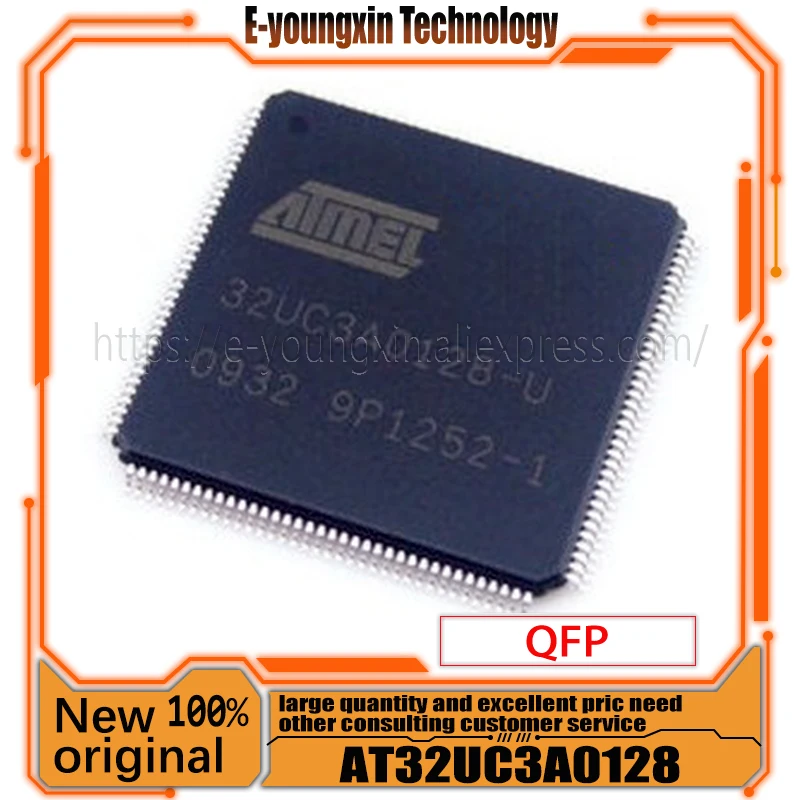 

AT32UC3A0128 QFP-144 32-битный MCU 1 шт./партия 100% Новый оригинальный