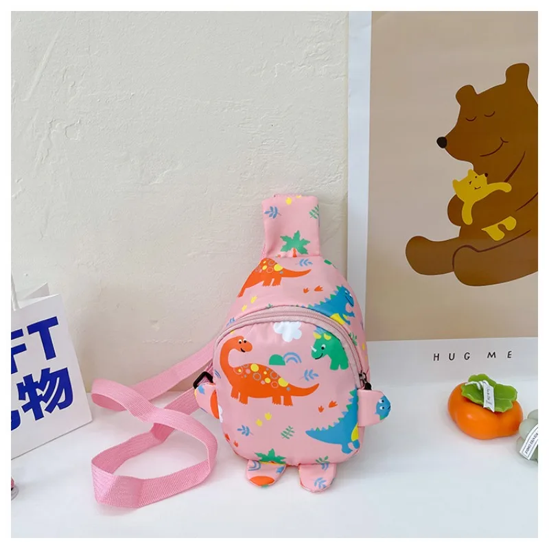 Детская нагрудная сумка с мультяшным принтом оксфордские сумки через плечо