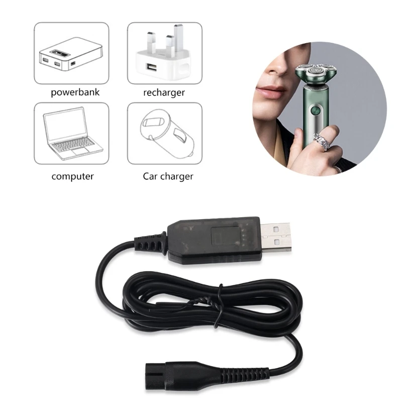 USB-кабель для зарядки A00390 S301 310 Замена бритвы QP2520 QP25620 QP252 0/30 QP25.20/70 Автомобильное