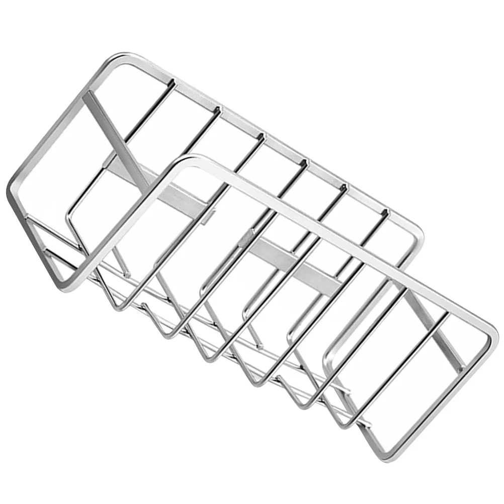 

Sink Rack Holder Sponge Kitchenstorage Dish Drain Stainless Steel Bathroom Organizer Hanger Cloth Wall Hanging Soap Drying Brush