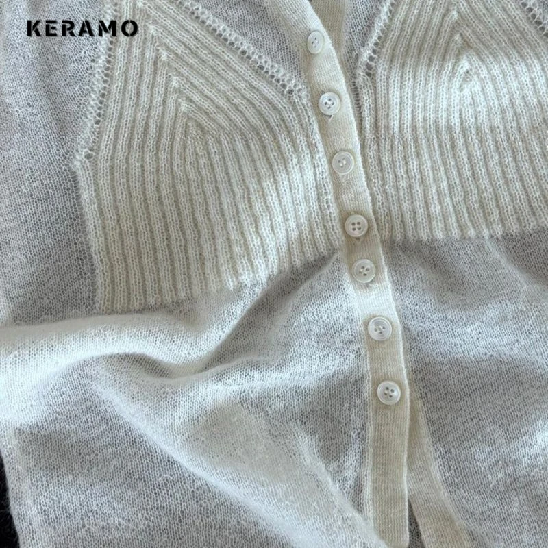 Весна 2022 Hotsweet Fairy Coquette вязаные кардиганы с длинными рукавами женские Gyaru