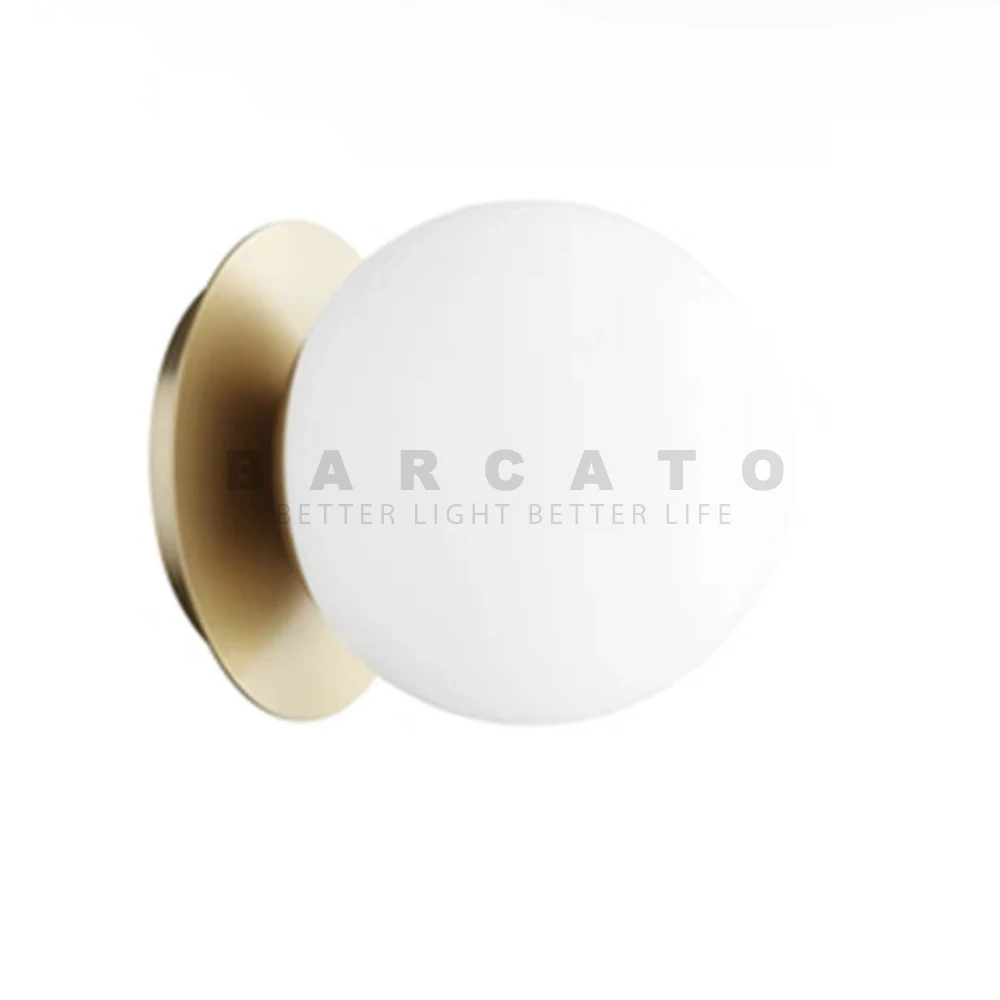 

Стеклянный настенный светильник Barcato G9 7Вт золото/черный