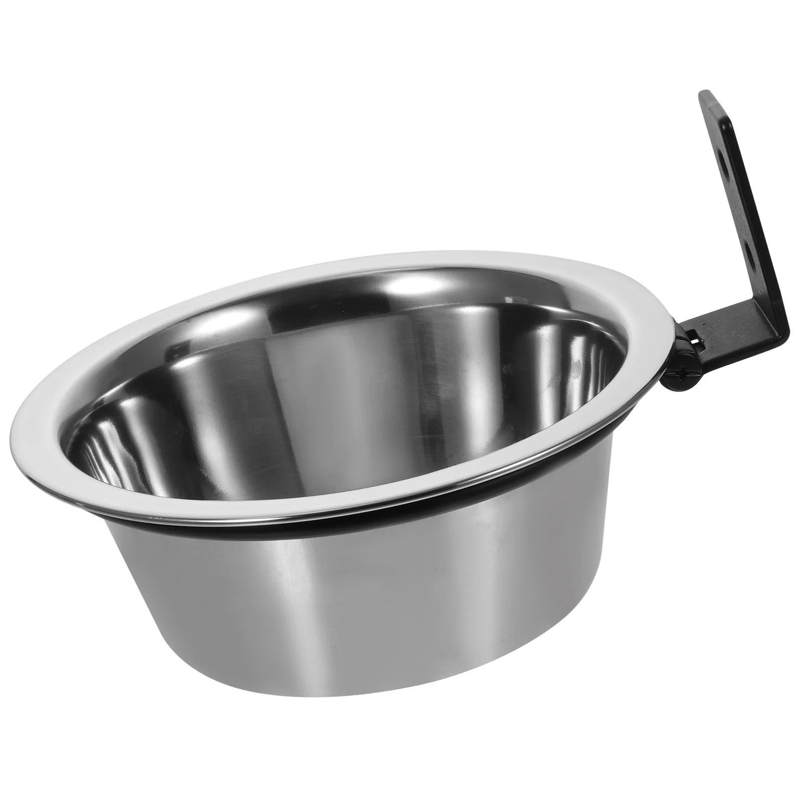 

1 set of Stainless Steel Pet Bowl Hanging Dog Food Bowl Raised Kitten Food Bowl Pet Supply