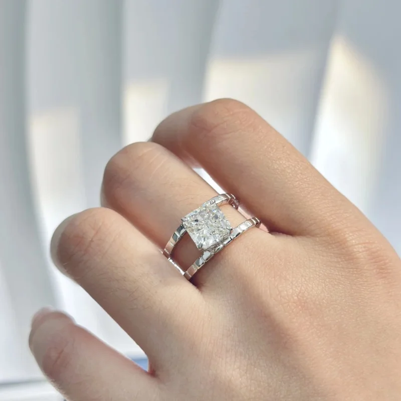 Бесплатная доставкаНовое кольцо из чистого серебра s925 с гальваническим