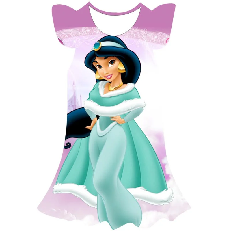 

Girls Arabian Princess Costume Jasmine Dress for Carnival Children Aladdin Lamp Fancy Outfit Girl Birthday Party Clothes 1-10Y
