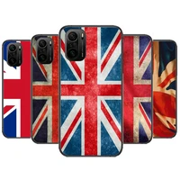 british flag english phone case for xiaomi redmi poco f1 f2 f3 x3 pro m3 9c 10t lite nfc black cover silicone back prett mi 10 u