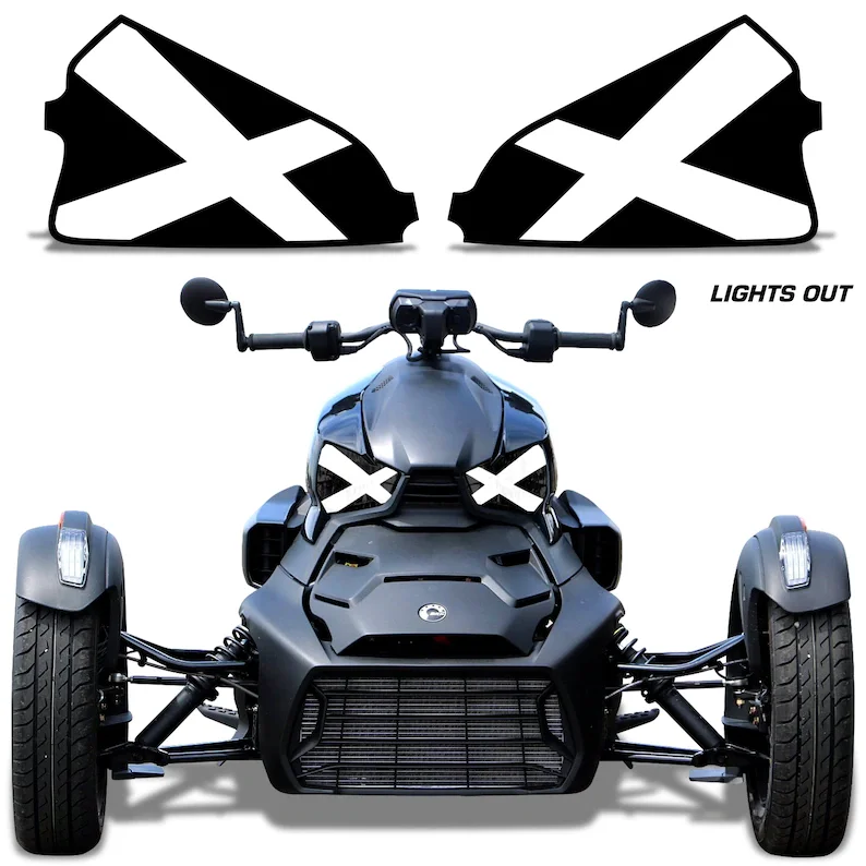 

Can-Am Ryker 2019-2022 Headlight Graphics Eyes | Graphics Kit Sticker Decal | Compatible with Can-Am Ryker 2019-2022 | Lights Ou