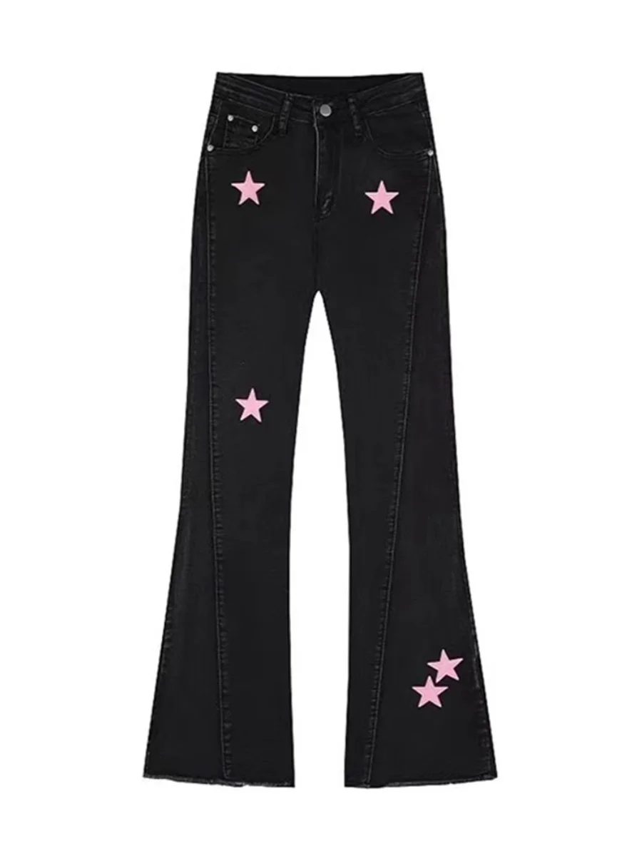 Большие размеры 50 00 кг. Черные джинсы с микроподтяжками для полных девушек.