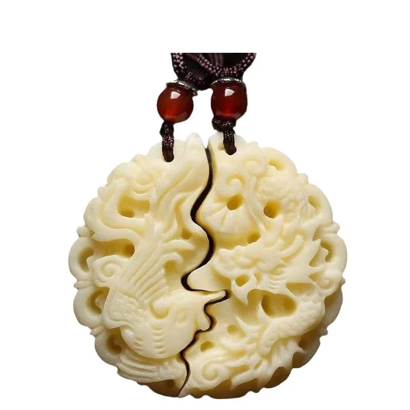 Мужская цепочка с подвеской Бог богатства дракон Феникс