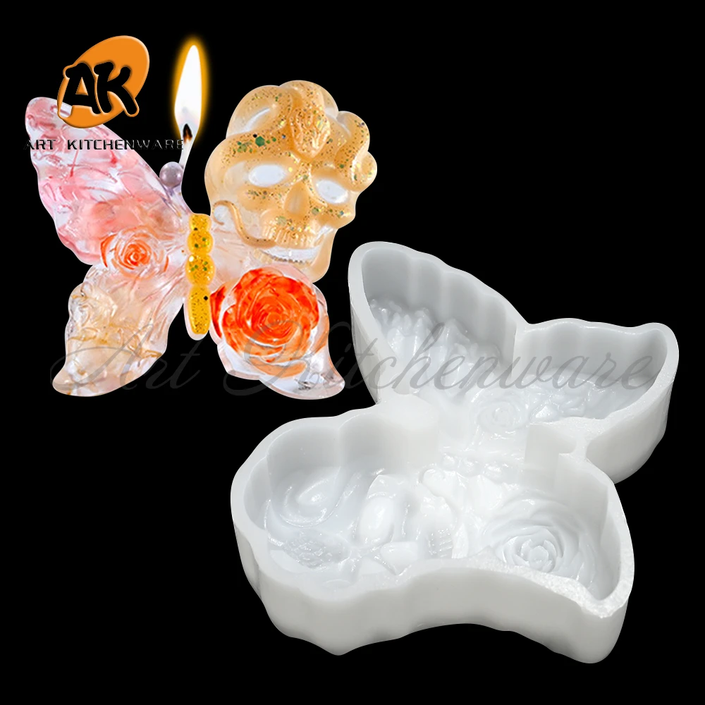 Силиконовая форма с изображением черепа